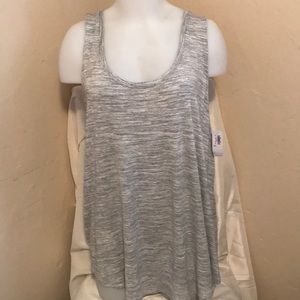 Women’s Old Navy Luxe T Shirt Tank Top Gray